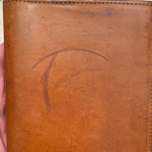 Coach vintage British tan travel wallet - Picture 4 of 9